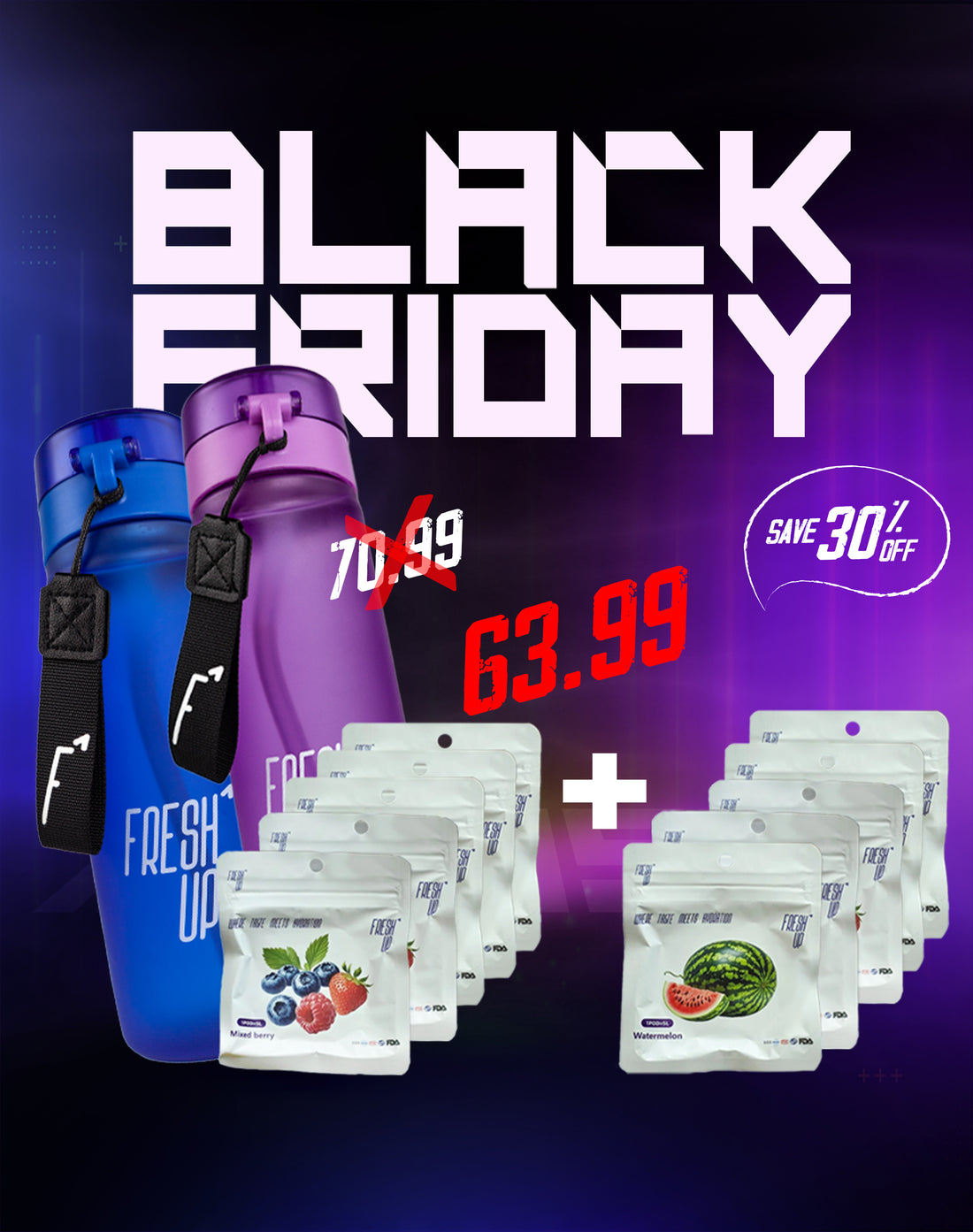 Two FreshUp Battles + 10 Capsules